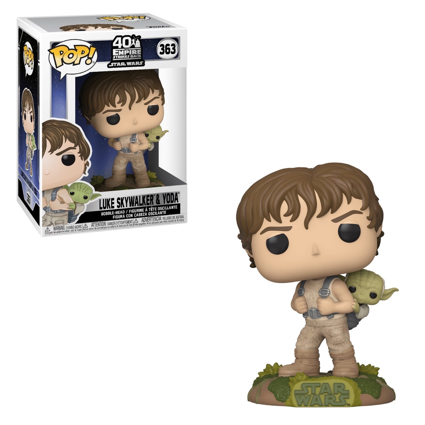 Funko POP! Star Wars 363 Luke Skywalker with Yoda (Training)
