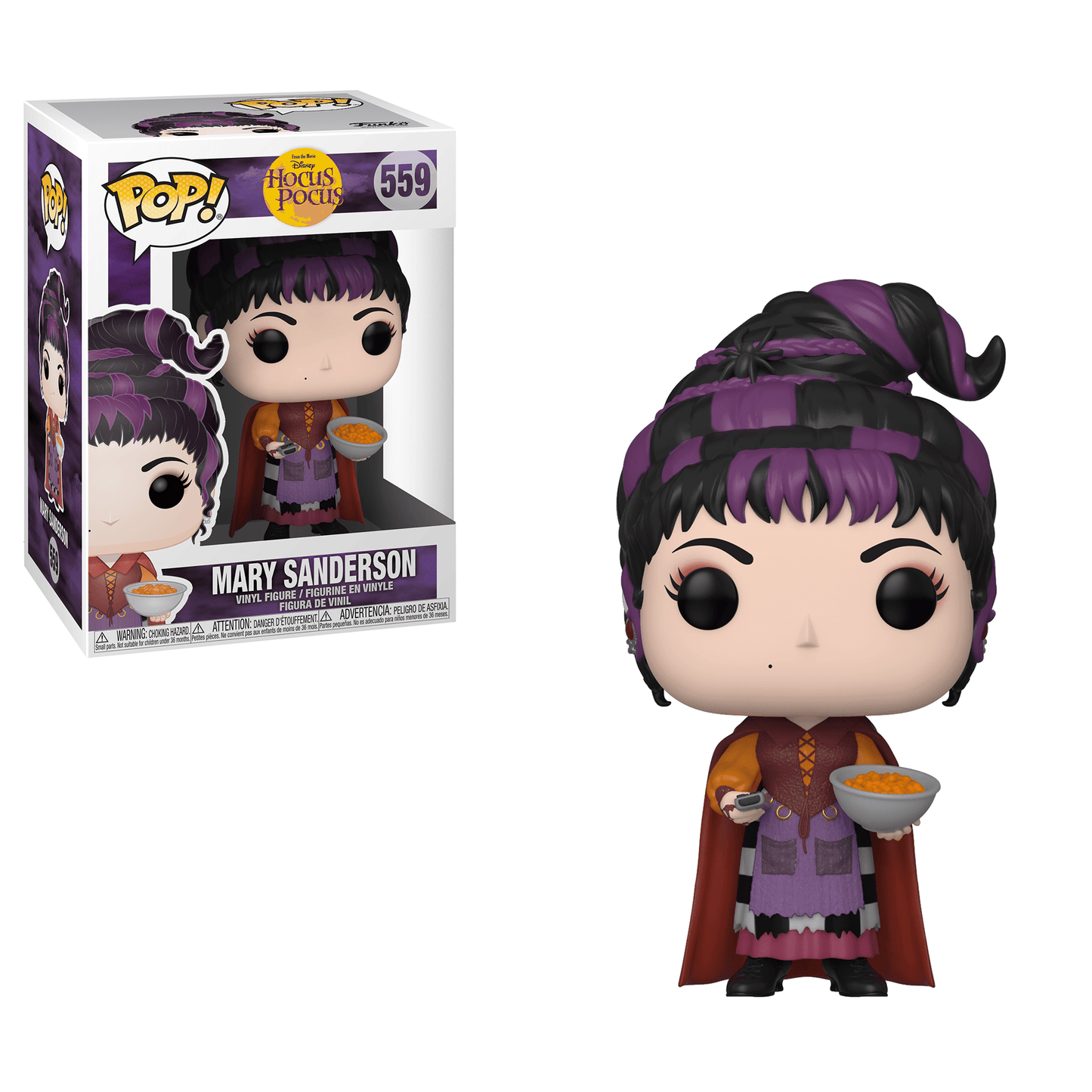 Funko POP! Disney Hocus Pocus 559 Mary Sanderson (with Cheese Puffs)