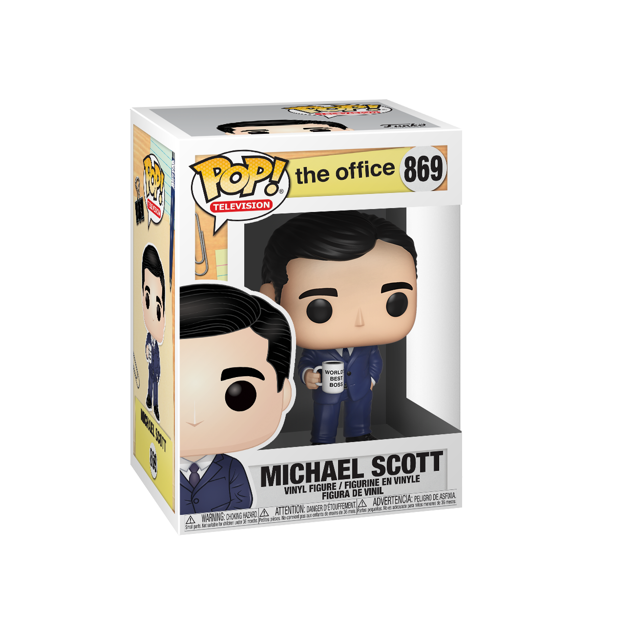 Funko POP! TV The Office 869 Michael Scott with "World's Best Boss" Mug