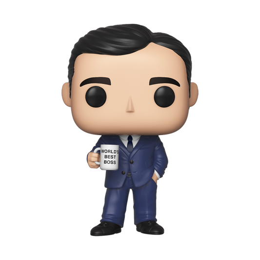 Funko POP! TV The Office 869 Michael Scott with "World's Best Boss" Mug