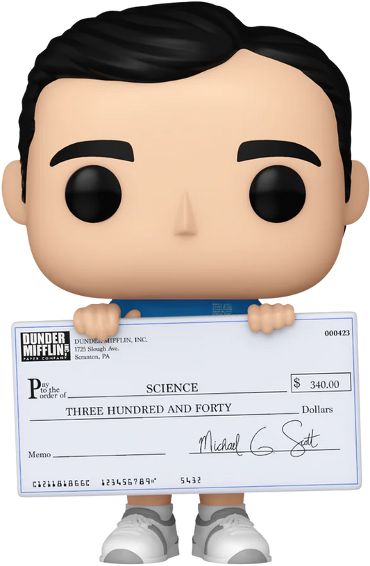 Funko POP! TV The Office 1395 Michael with Check