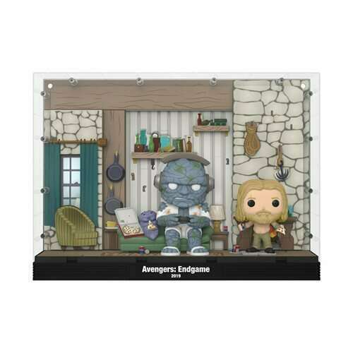 Funko POP! Super Deluxe Movie Moments Marvel The Avengers 05 Miek / Korg / Thor - Thor's House