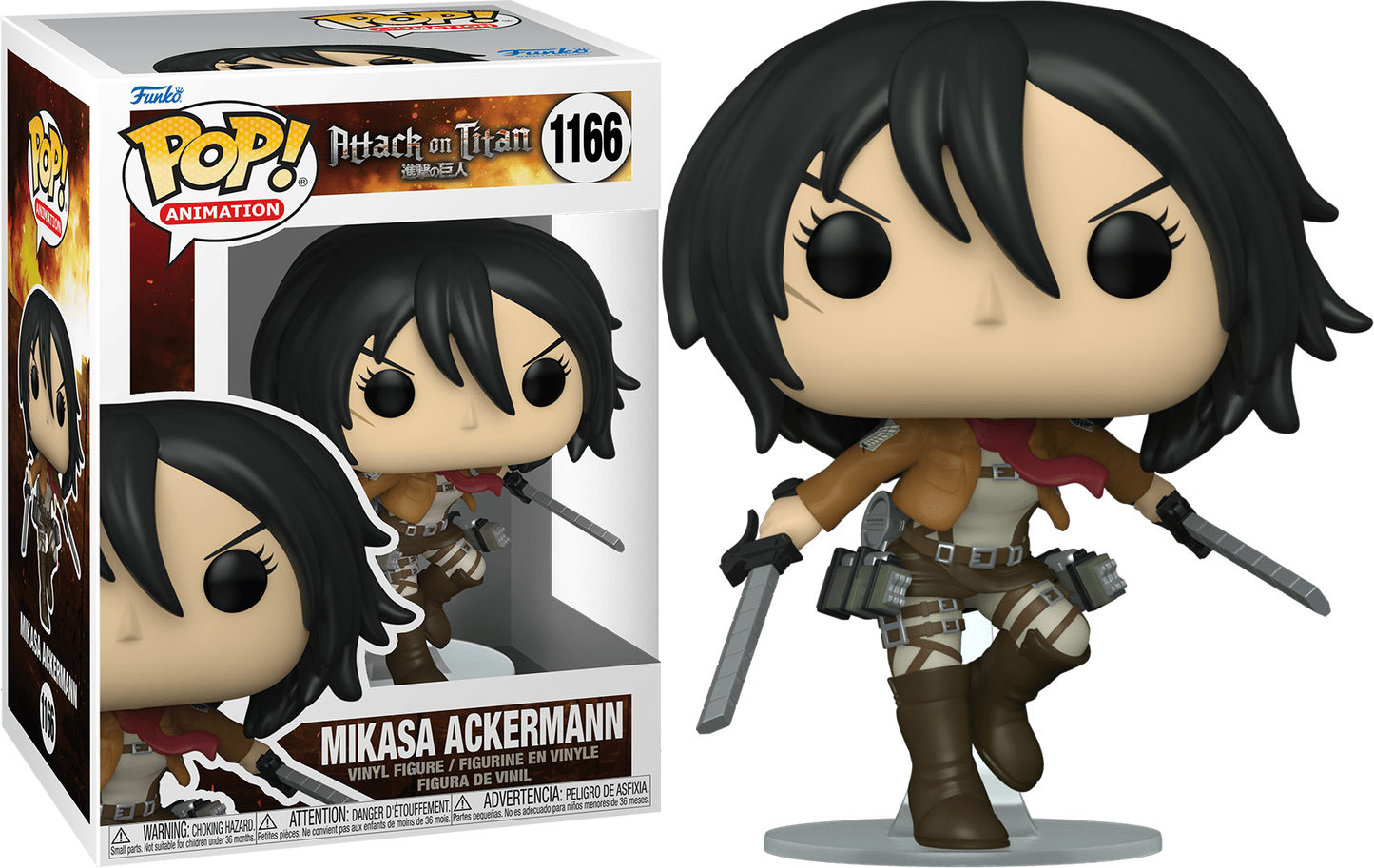 Funko POP! Animation Attack on Titan 1166 Mikasa Ackermann (Action Pose)