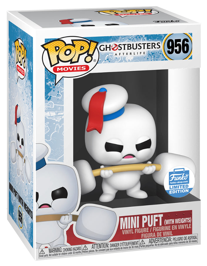 Funko POP! Movies Ghostbusters Afterlife 956 Mini Puft with Weights Funko Shop Exclusive