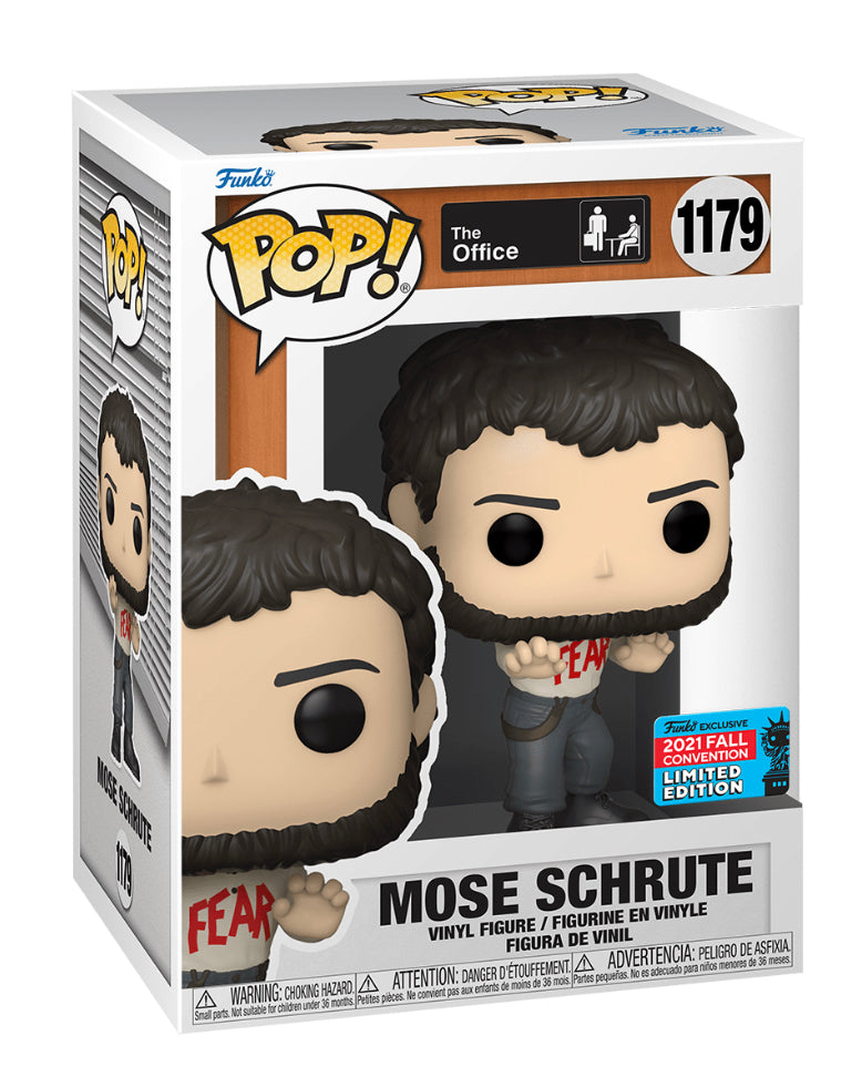 Funko POP! TV The Office 1179 Mose Schrute 2021 Winter Convention Exclusive GameStop