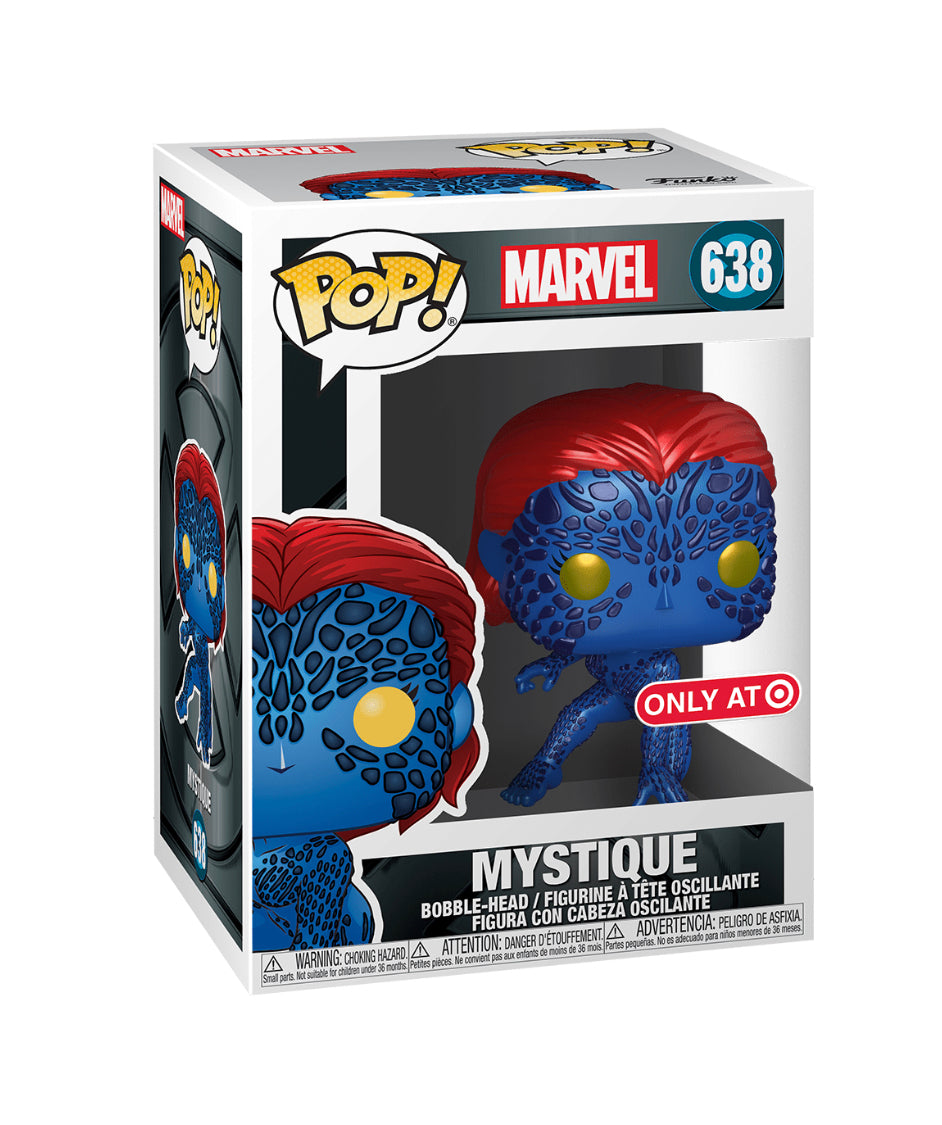 Funko POP! Marvel Comics X-Men 638 Mystique (Metallic) Target Exclusive