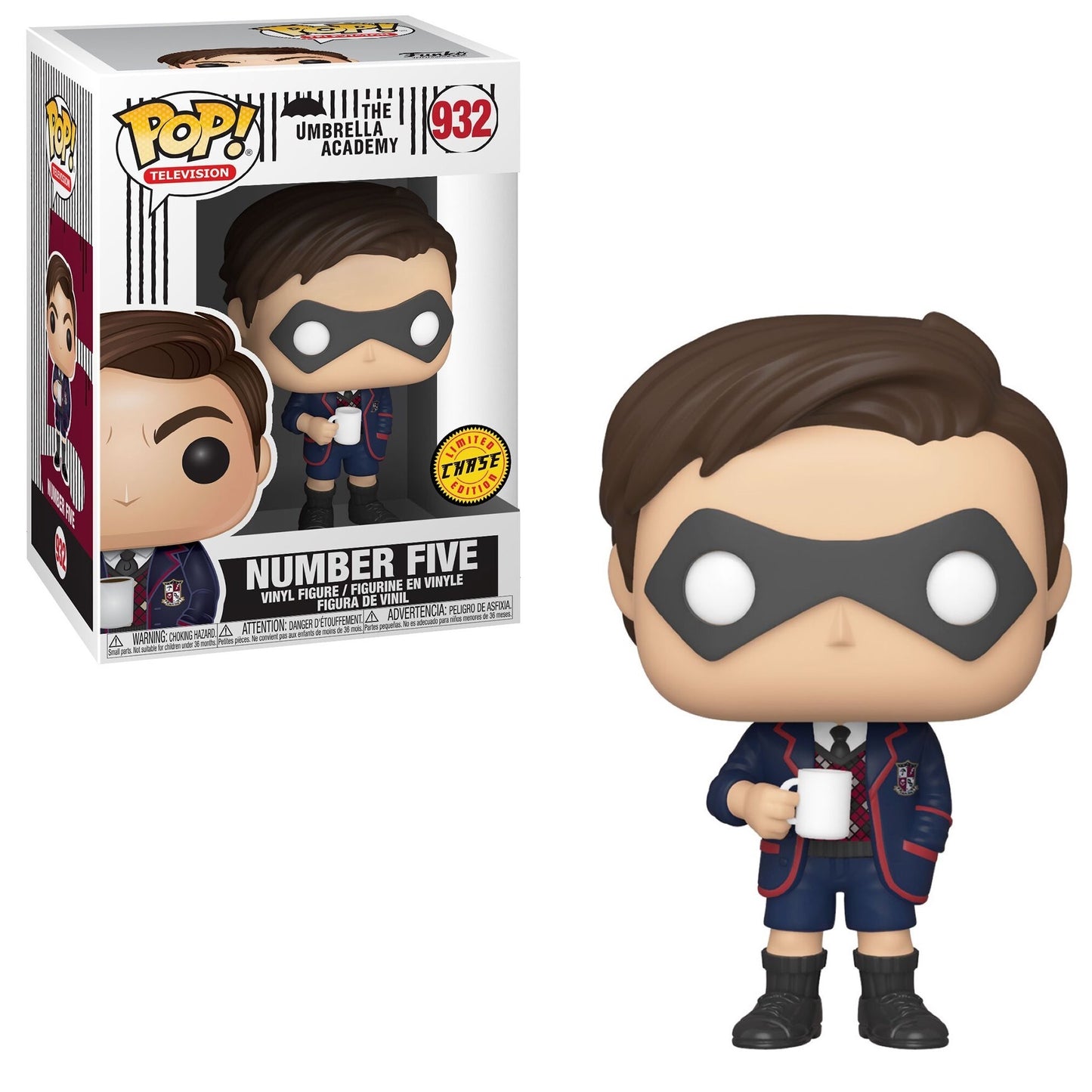 Funko POP! TV Umbrella Academy 932 Number Five Common and CHASE
