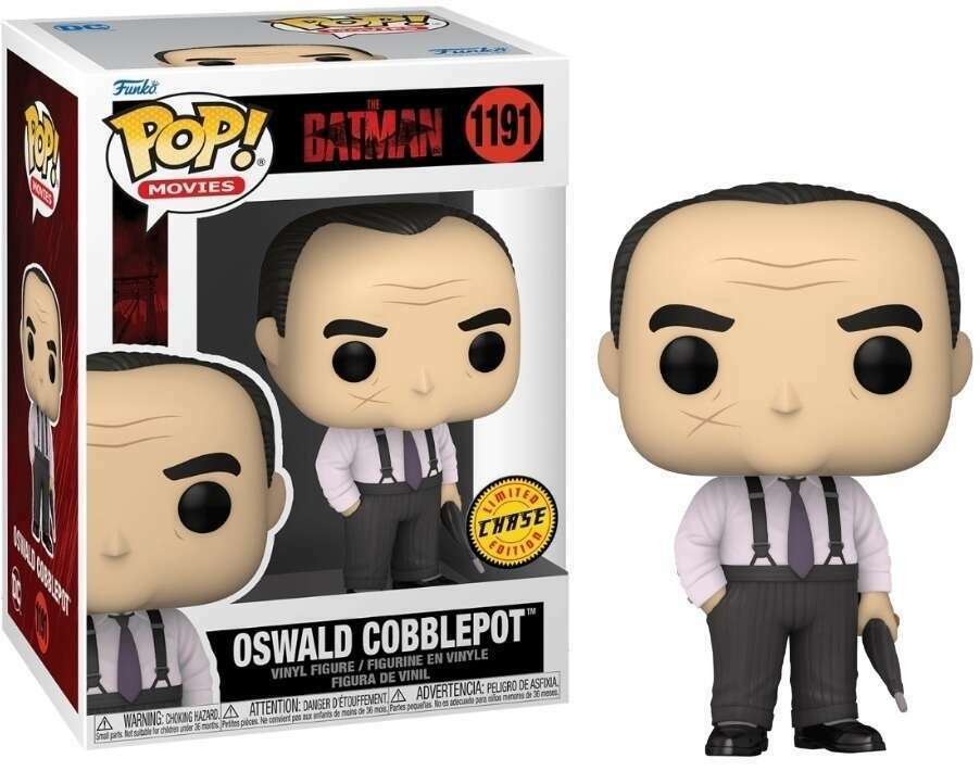 Funko POP! DC Heroes Movies The Batman 1191 Oswald Cobblepot (The Penguin) Common and Chase
