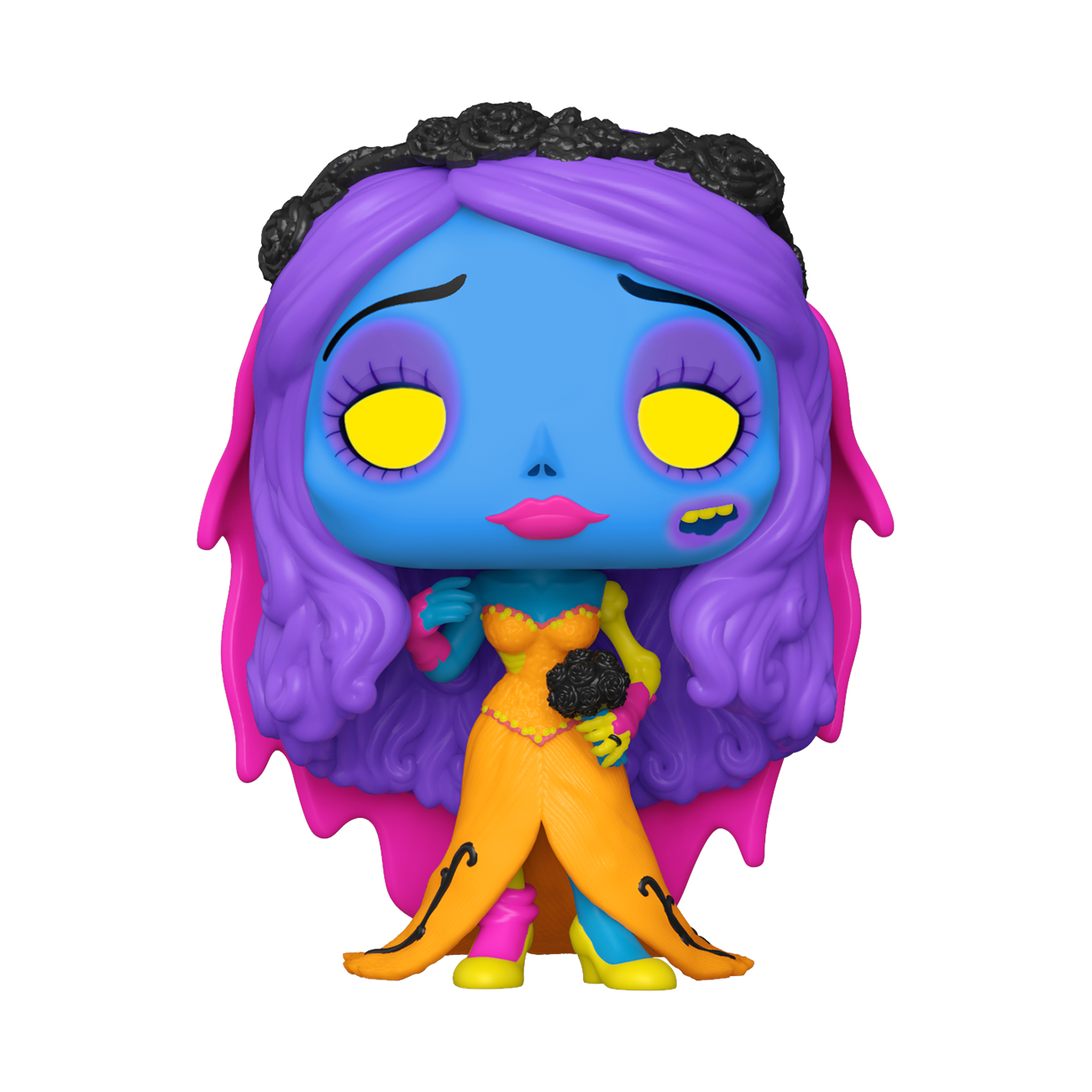 Funko POP! and Tee Disney The Corpse Bride 1370 Emily (Blacklight) Size S