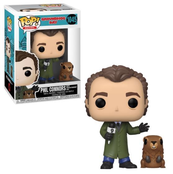 Funko POP! Movies Groundhog Day 1045 Phil Connors with Punxsutawney Phil