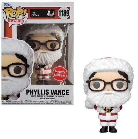 Funko POP! TV The Office 1189 Phyllis Vance (Santa Claus) GameStop Exclusive