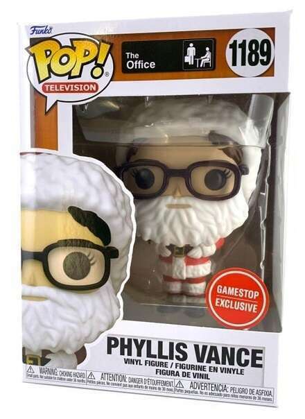 Funko POP! TV The Office 1189 Phyllis Vance (Santa Claus) GameStop Exclusive