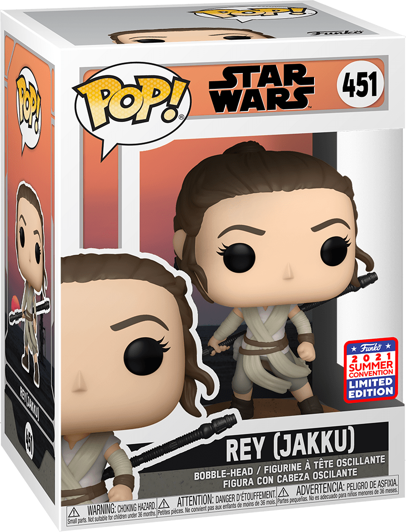 Funko POP! Star Wars: Across The Galaxy 451 Rey (Jakku) Amazon Funkon Exclusive