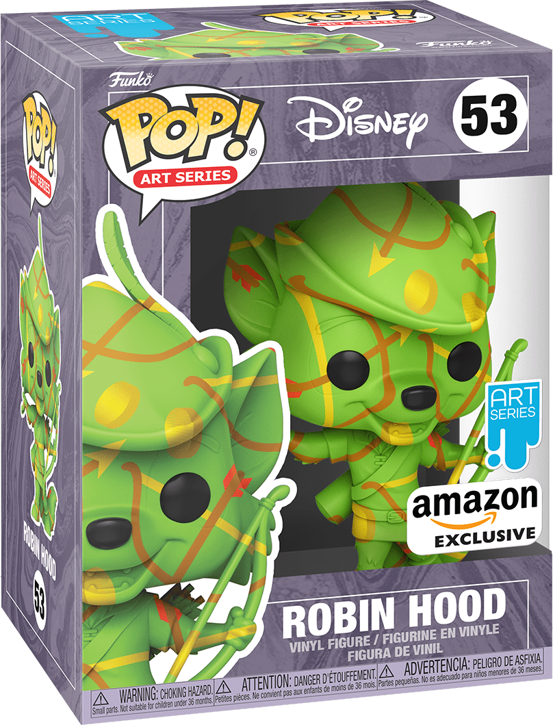 Funko Pop! Art Series Disney Treasures from The Vault 53 Robin Hood Animated Amazon Exclusive