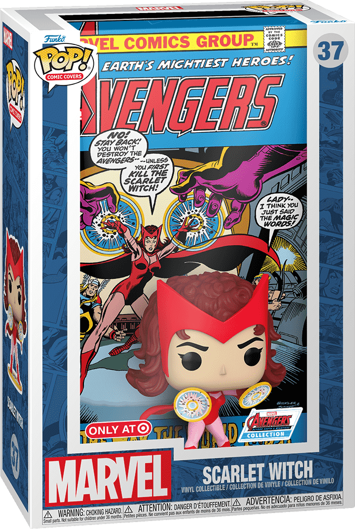 Funko POP! Comic Covers Marvel The Avengers 37 Scarlet Witch Target Exclusive