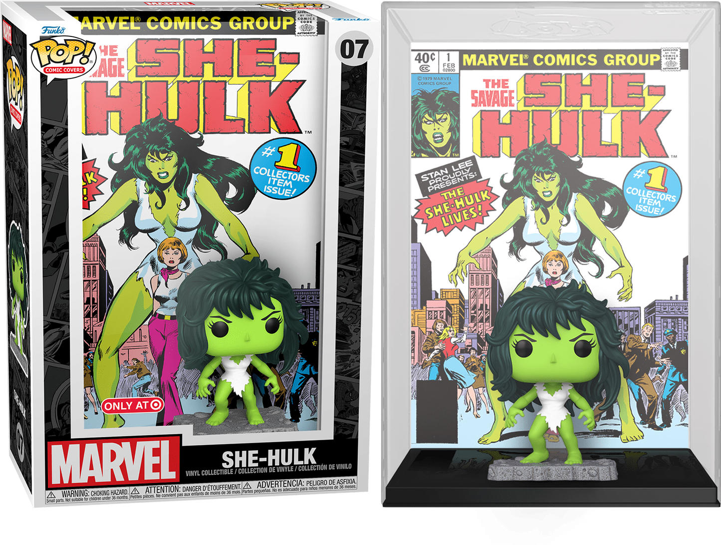 Funko POP! Comic Covers Marvel The Savage She-Hulk 07 She-Hulk Target Exclusive