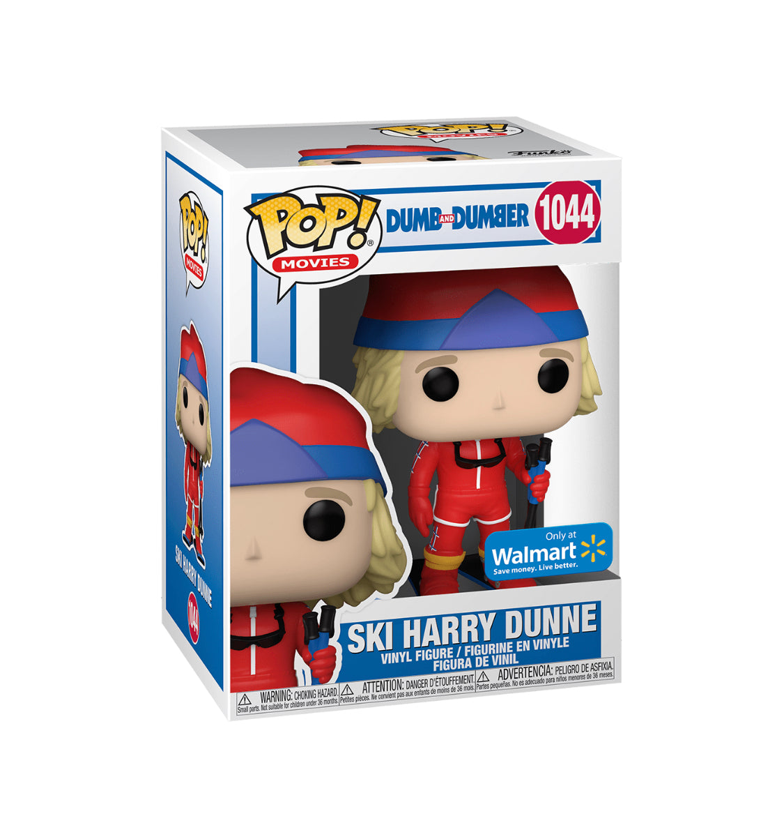 Funko POP! Movies Dumb & Dumber 1044 Ski Harry Dunne Walmart Exclusive