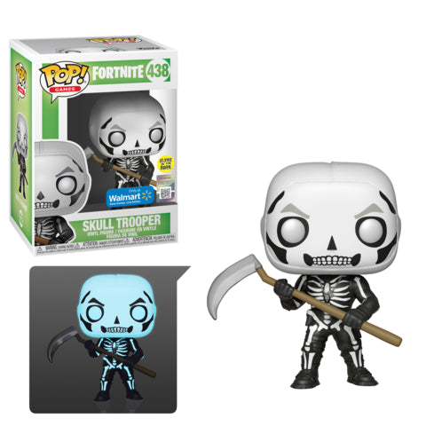 Funko POP! Games Fortnite 438 Skull Trooper Glow-in-the-Dark Walmart Exclusive
