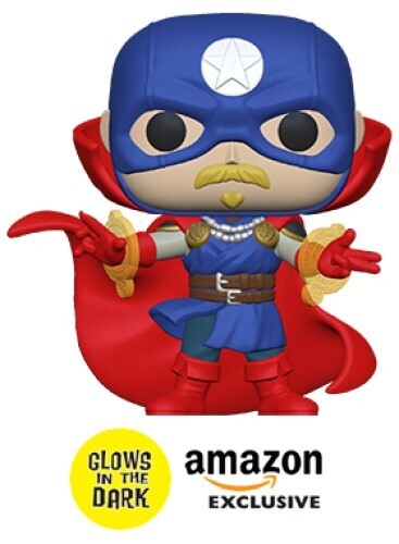 Funko POP! Marvel Comics Infinity Warps 858 Soldier Supreme Amazon Exclusive Glow-in-the-Dark