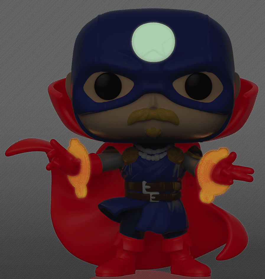 Funko POP! Marvel Comics Infinity Warps 858 Soldier Supreme Amazon Exclusive Glow-in-the-Dark