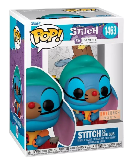 Funko POP! Disney Lilo & Stitch 1463 Stitch as Gus Gus Box Lunch Exclusive