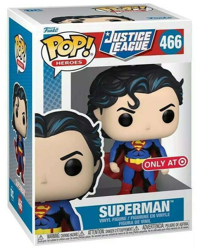 Funko POP! DC Heroes Superman 466 Superman (Cel Shading) Target Exclusive