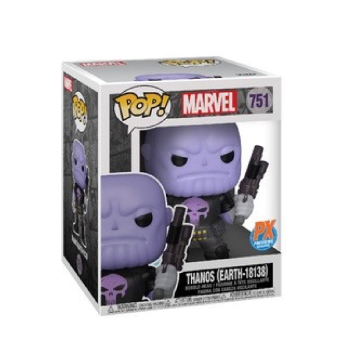 Funko POP! 6" Super Deluxe Marvel Comics Thanos 751 Thanos (Earth-18138) PX Previews Exclusive