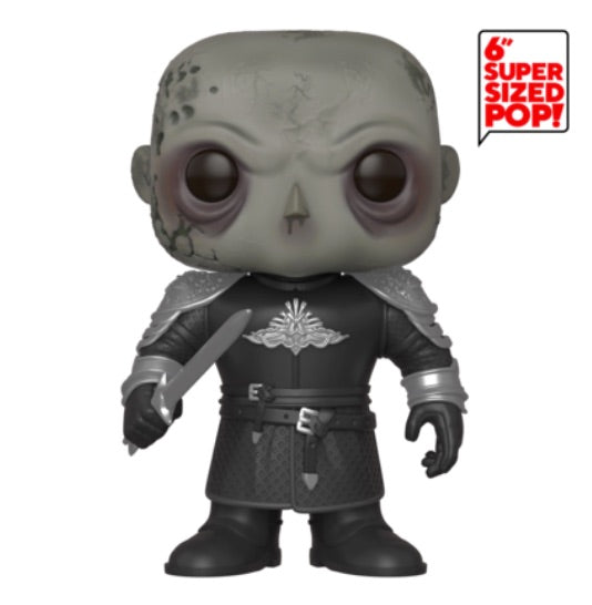 Funko POP! 6" Super Deluxe TV Game of Thrones 85 The Mountain (Unmasked)