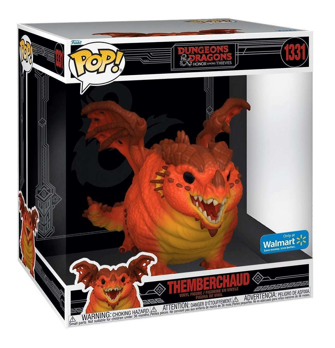 Funko POP! 10" Jumbo Movies Dungeons & Dragons Honor Among Thieves 1331 Themberchaud Walmart Exclusive