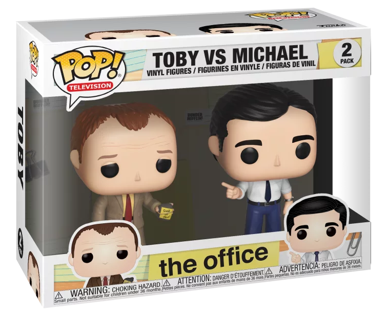 Funko POP! TV The Office 2 Pack Toby Vs. Michael