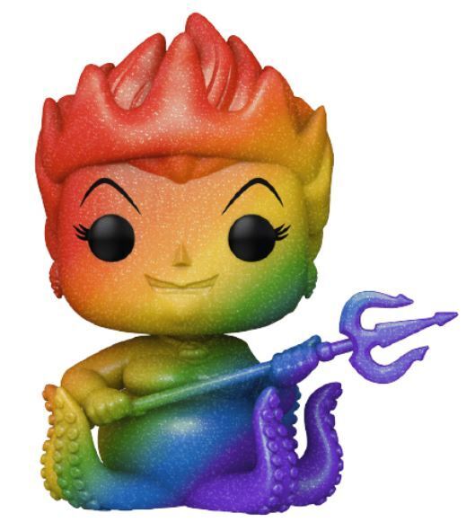 Funko POP! Disney Pride The Little Mermaid 231 Ursula (Rainbow) 2021 Diamond Hot Topic Exclusive