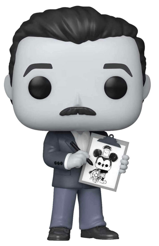 Funko POP! Disney 100 74 Walt Disney with Steamboat Mickey Drawing