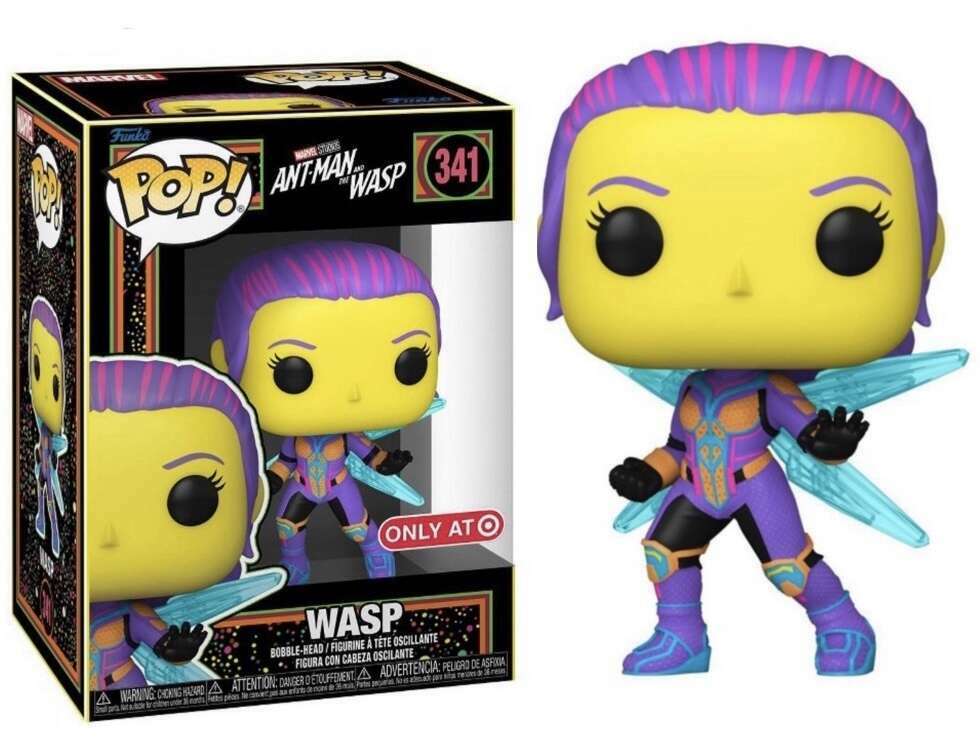 Funko POP! Marvel Movies Ant-Man and the Wasp 341 Wasp (Backlight) Target Exclusive