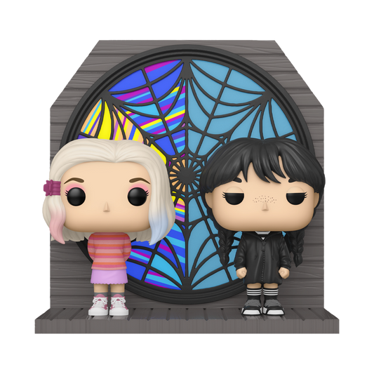 Funko POP! Super Deluxe TV Moments Netflix Wednesday 1541 Wednesday and Enid (Split Room)