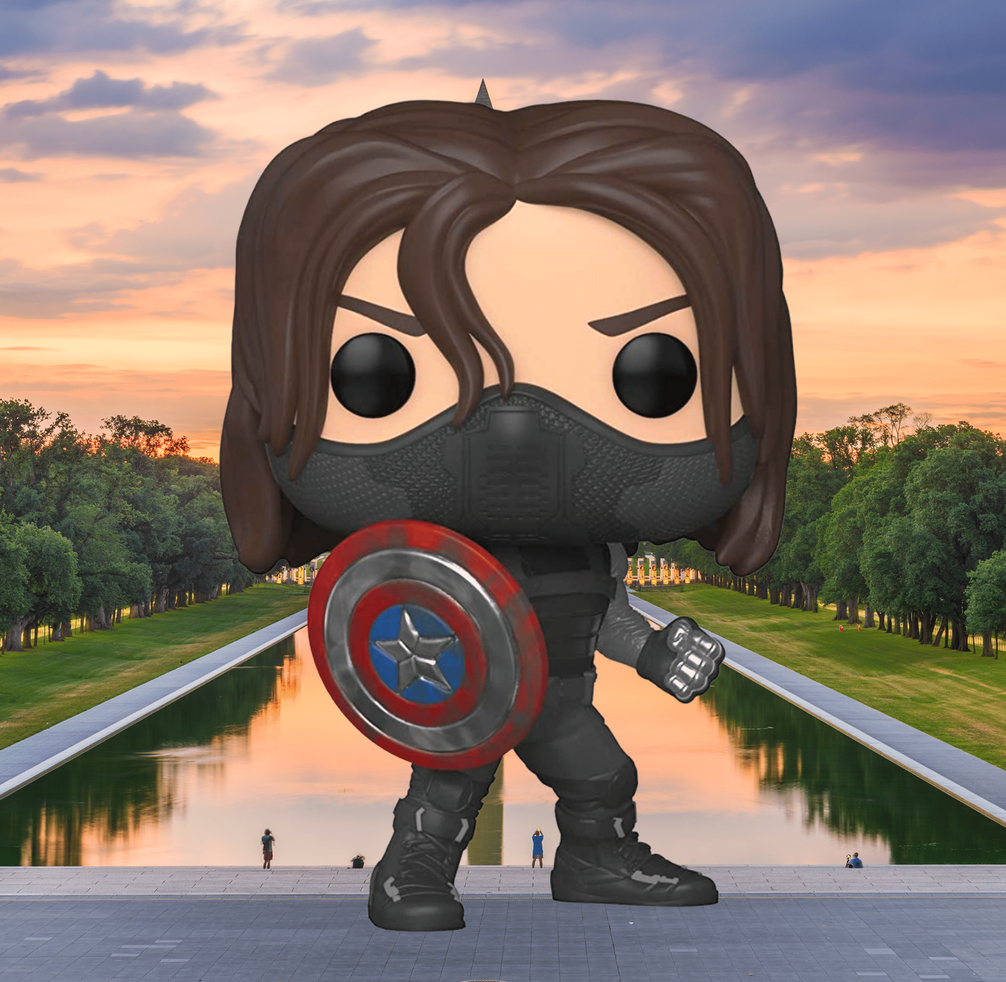 Funko Pop! Marvel Comics Captain America Year of The Shield 838 The Winter Soldier Special Edition Exclusive