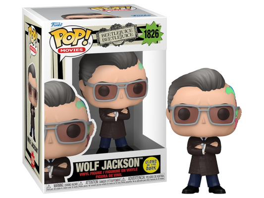 Funko POP! Movies Horror Beetlejuice 2 1826 Wolf Jackson GITD Glow in the Dark