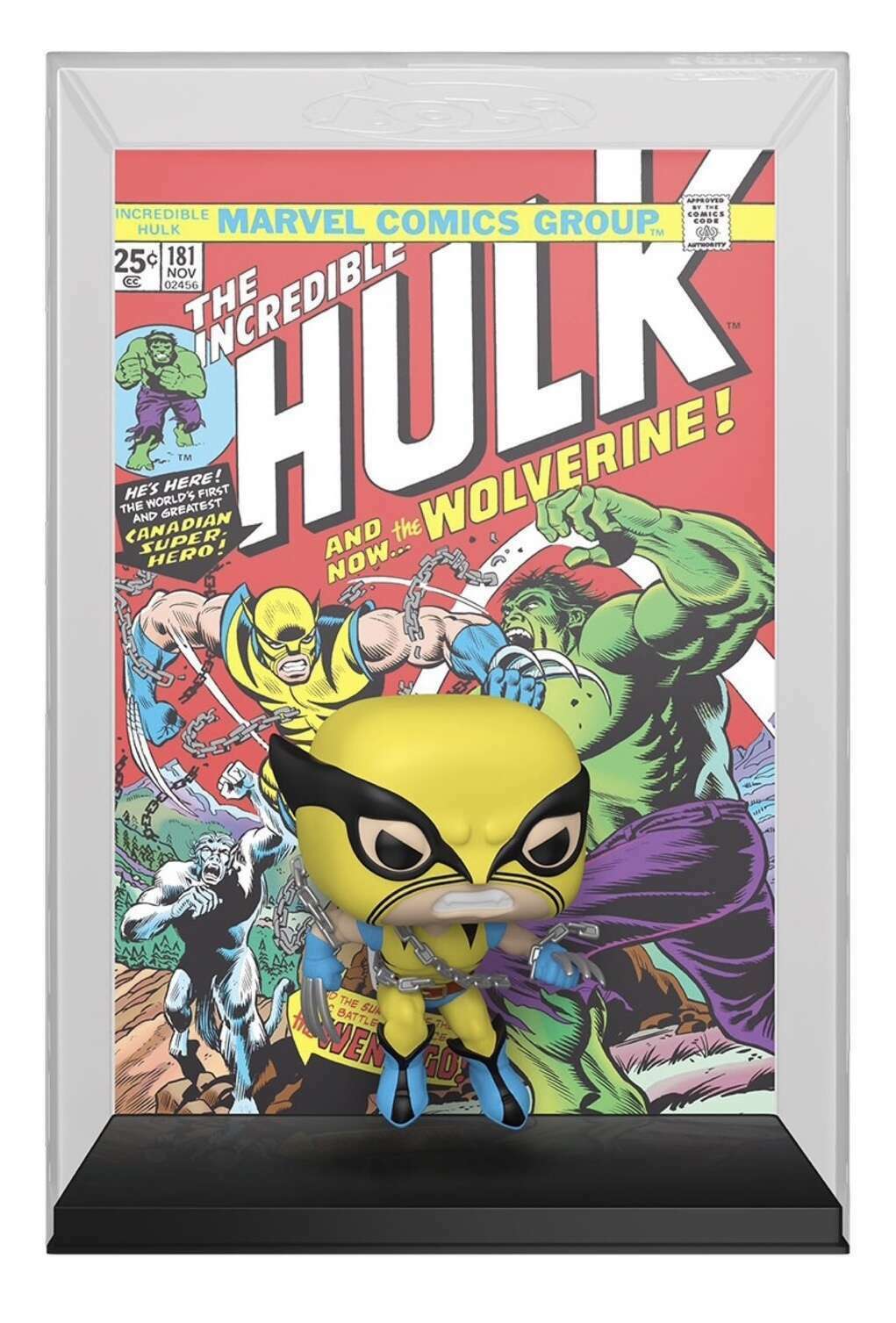 Funko POP! Comic Covers Marvel The Incredible Hulk 24 Wolverine (1st Full Appearance) GameStop Exclusive