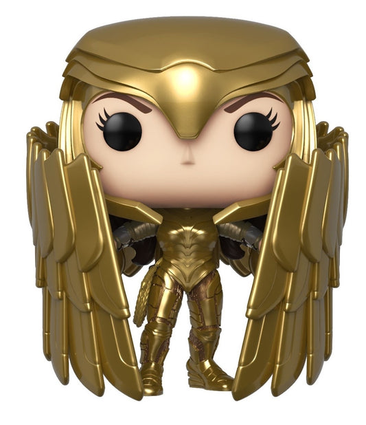 Funko POP! DC Heroes Movies Wonder Woman 1984 329 Wonder Woman Gold Power Armor (Metallic) Hot Topic Exclusive