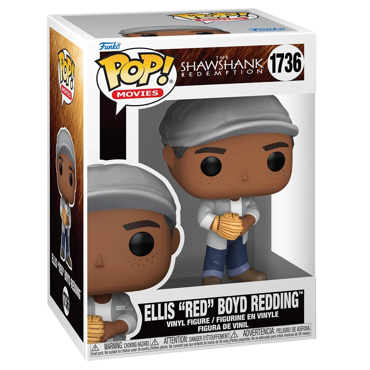 Funko POP! Movies The Shawshank Redemption 1736 Ellis 'Red' Boyd Redding with Baseball and Glove