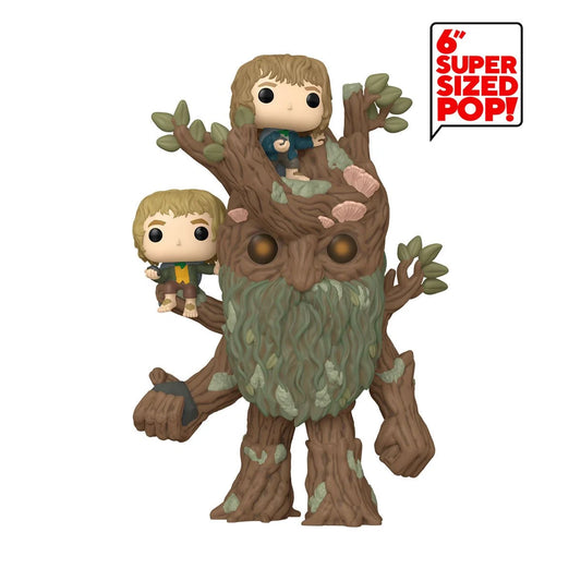 [Pre-Order] Funko POP! 6" Super Deluxe Movies Lord of The Rings 1579 Treebeard with Merry and Pippin