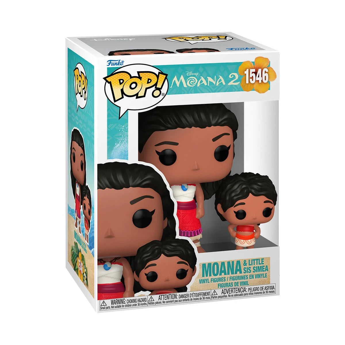 Funko POP! Disney Moana 2 1546 Moana & Little Sis Simea