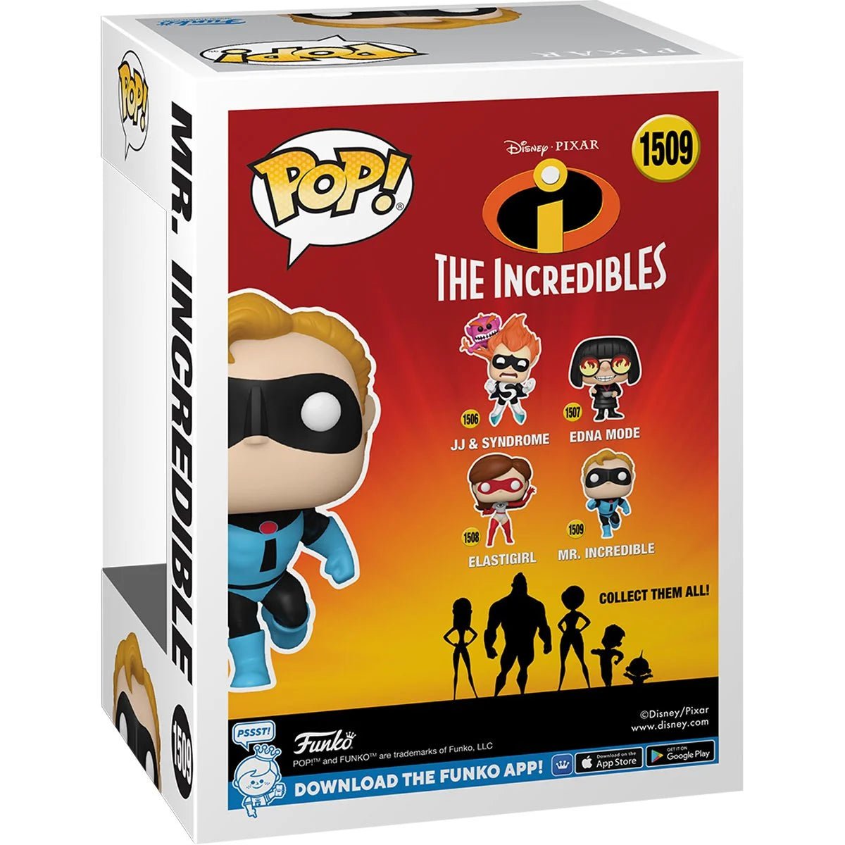 Funko POP! Disney Pixar The Incredibles 1509 Mr. Incredible with Chance of CHASE