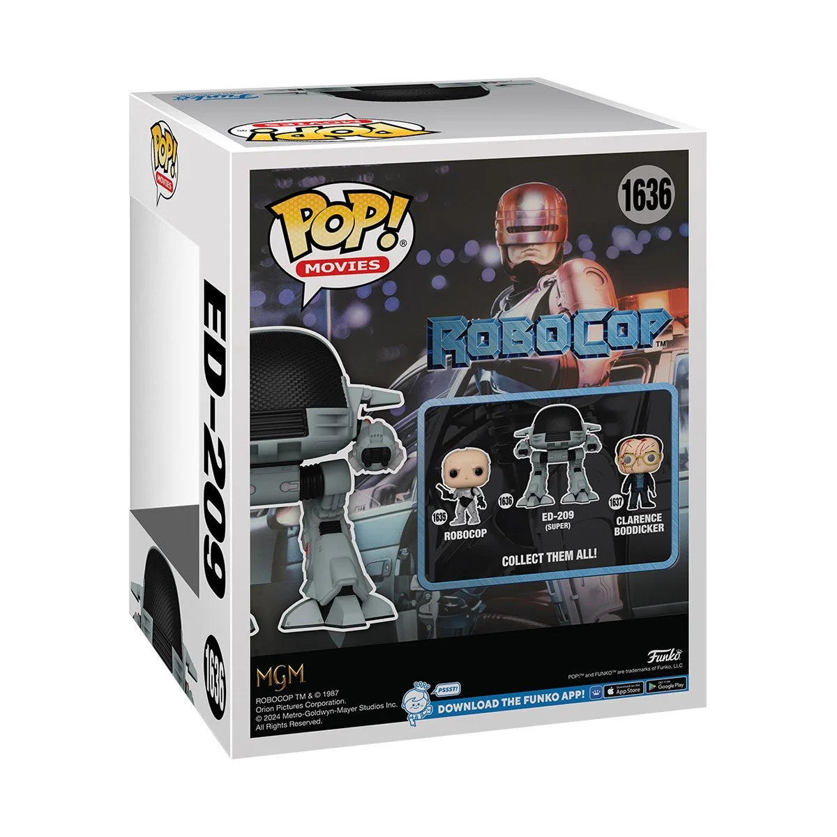 Funko POP! 6" Super Deluxe Movies Robocop 1636 ED-209