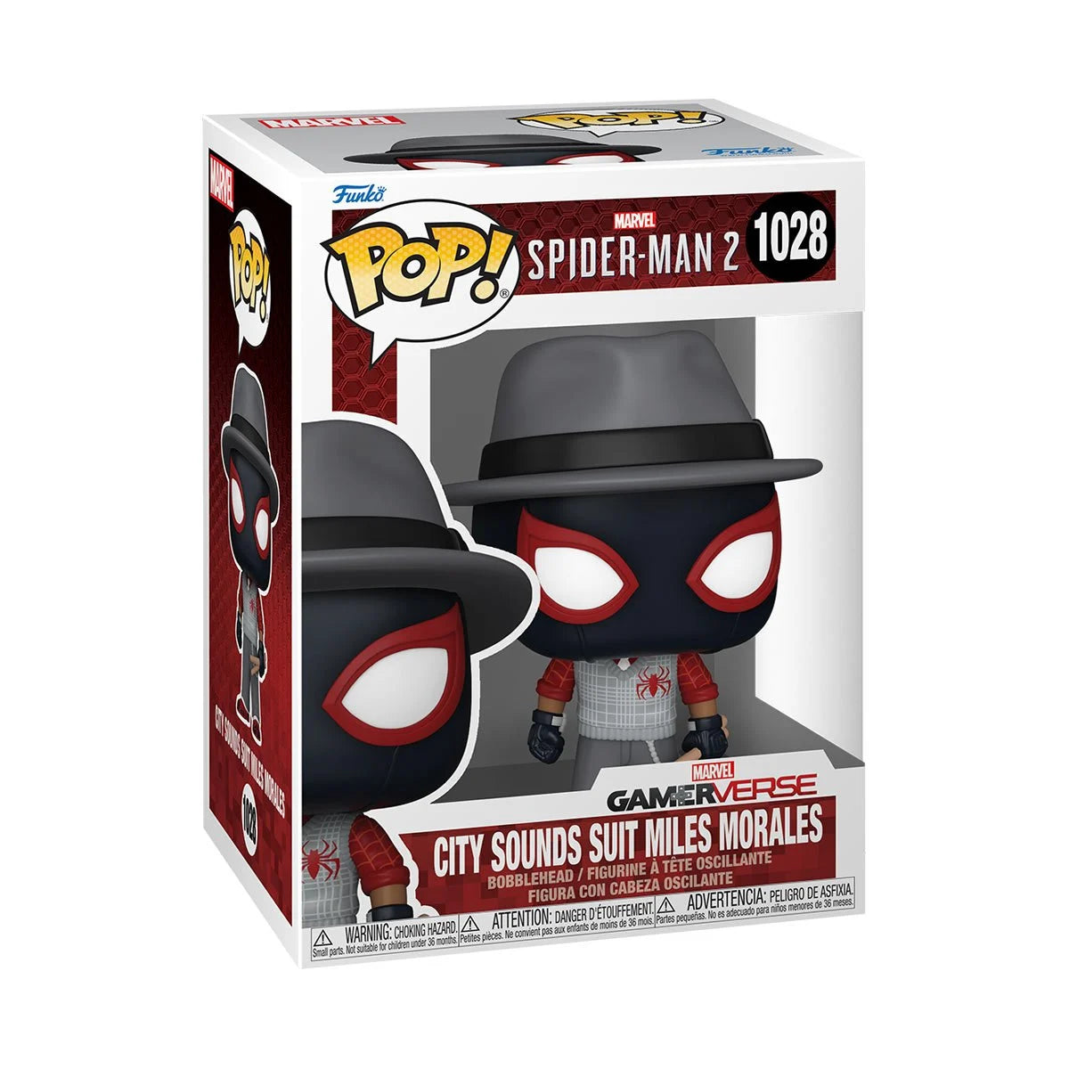 Funko POP! Marvel Gamerverse Spider-Man 2 1028 City Sounds Suit Miles Morales