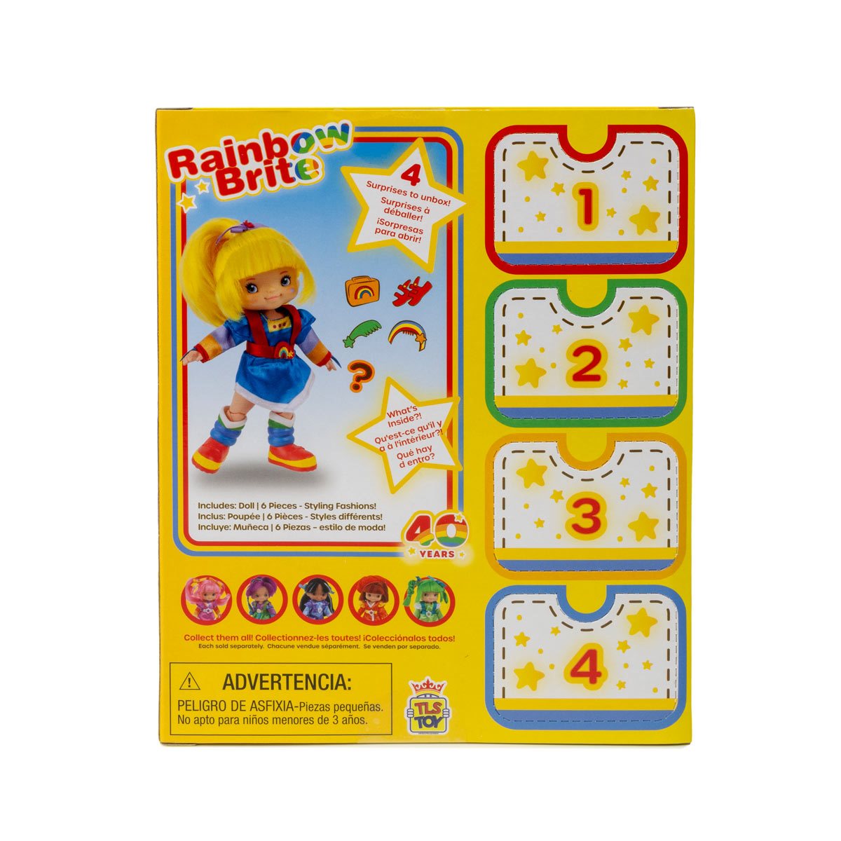 The Loyal Subjects Rainbow Brite 5 1/2-Inch Rainbow Brite Fashion Doll