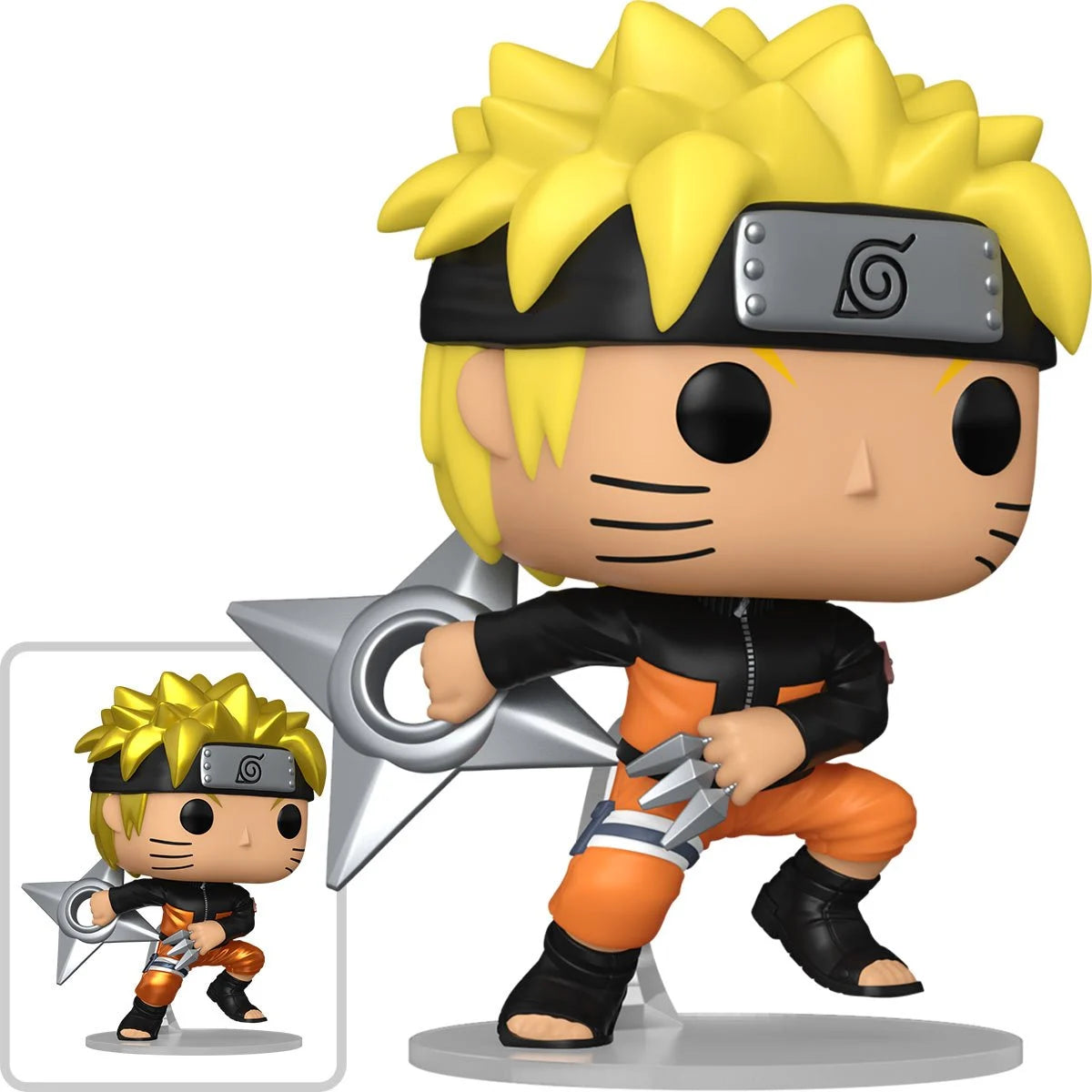 [Pre-Order] Funko POP! Animation Naruto Shippuden 1843 Naruto Uzumaki with Shuriken with Chance of CHASE