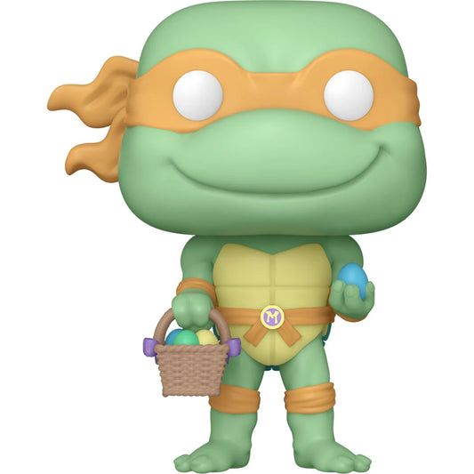 Funko POP! TV Holiday Teenage Mutant Ninja Turtles 1668 Michelangelo with Basket (Easter Pastel)