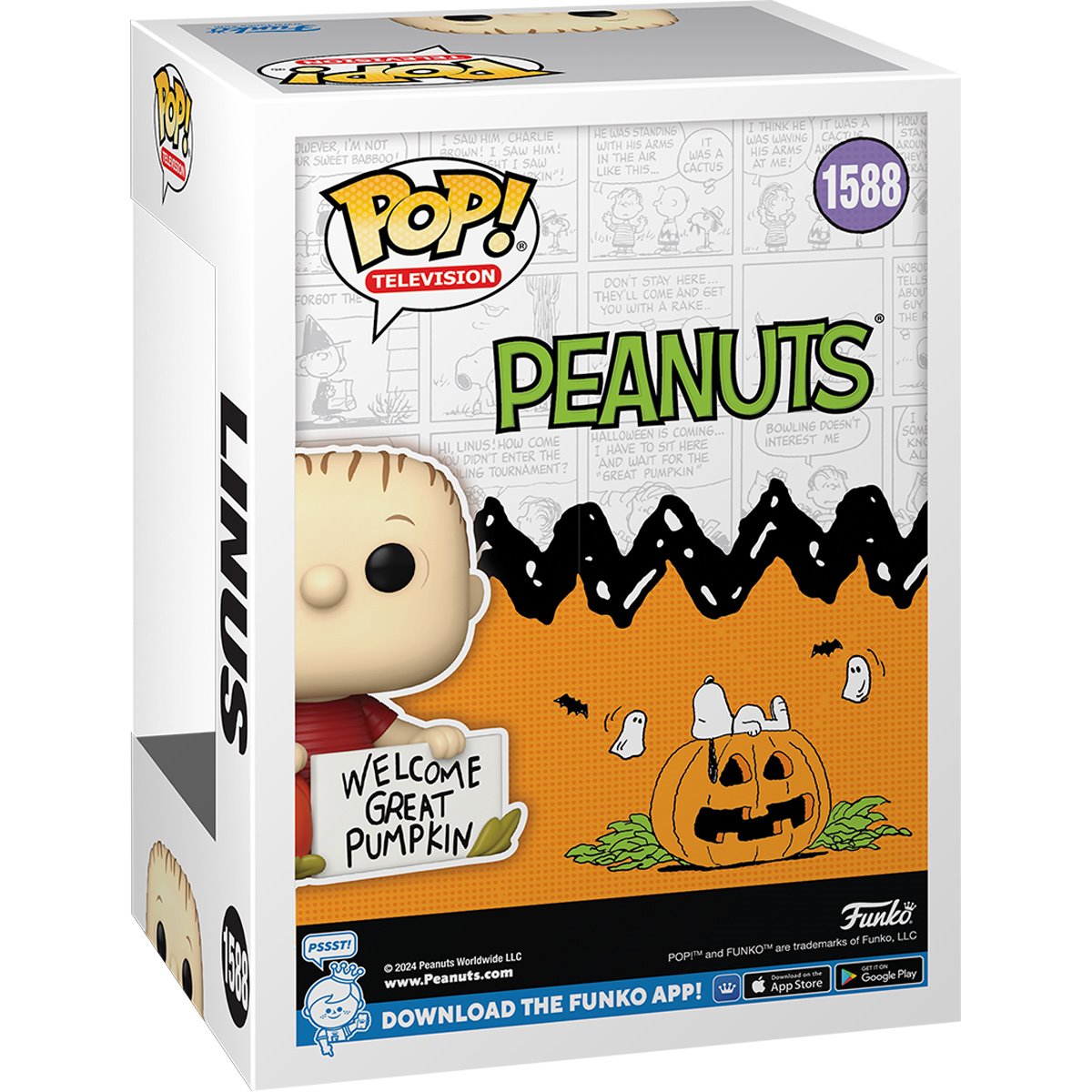 [Pre-Order] Funko POP! Animation Movies Peanuts It's The Great Pumpkin Charlie Brown 1588 Linus in Pumpkin Patch