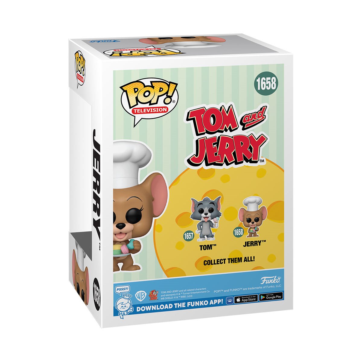 Funko POP! Movies Tom & Jerry 1658 Jerry with Dessert