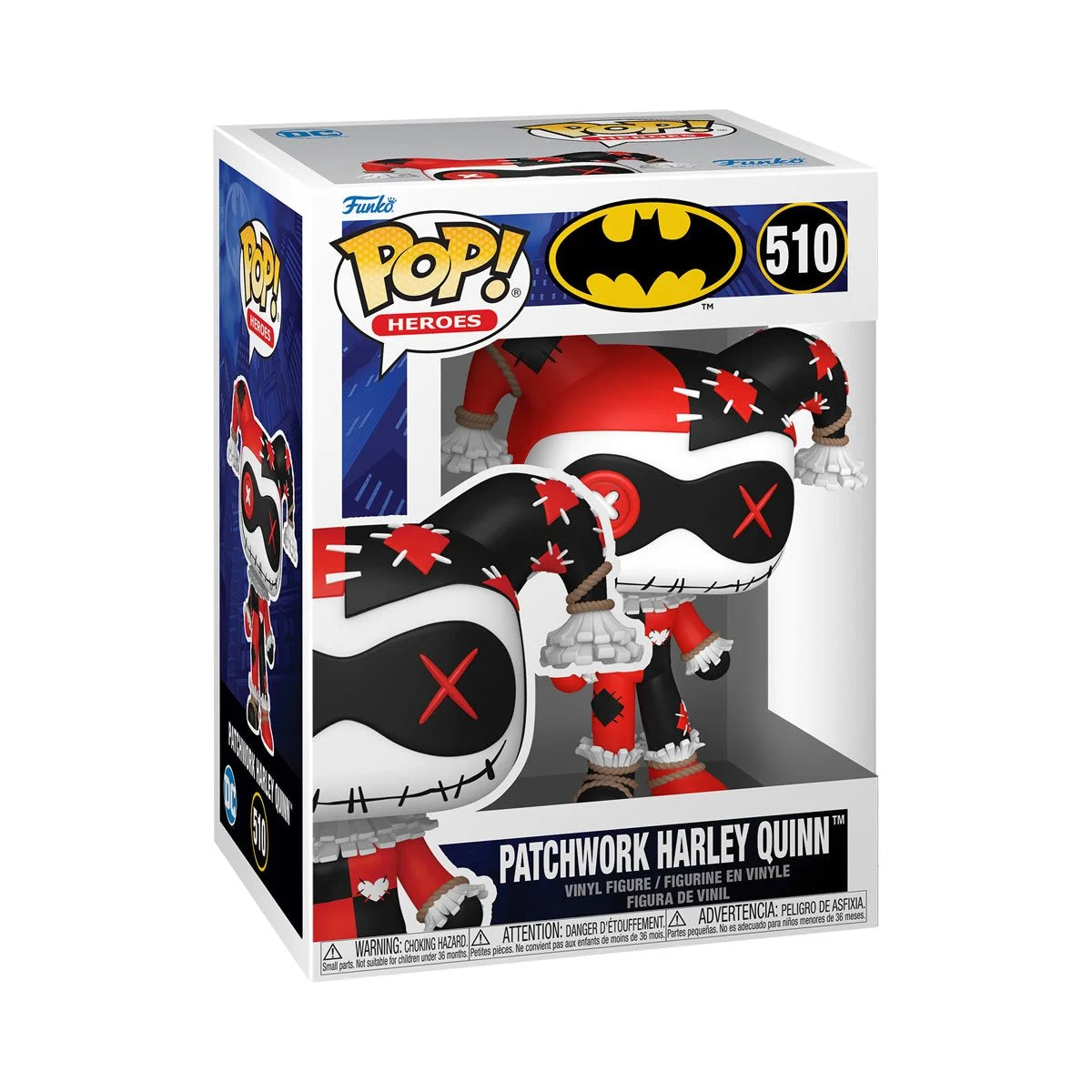 Funko POP! DC Heroes Movies Batman 510 Patchwork Harley Quinn